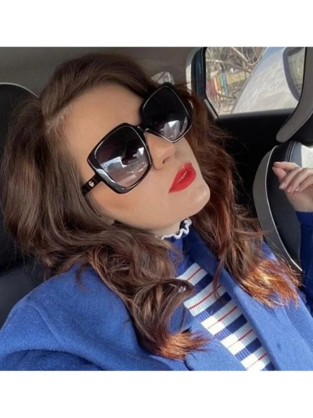 Gucci. Black Ship Same Day Ladies Gg0762s 001 56. Sunglasses - Picture 1 of 12